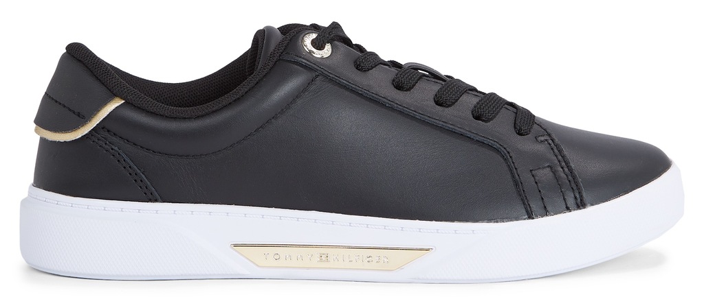 Tommy Hilfiger Plateausneaker "CHIC HW COURT SNEAKER", mit goldfarbenen Det günstig online kaufen