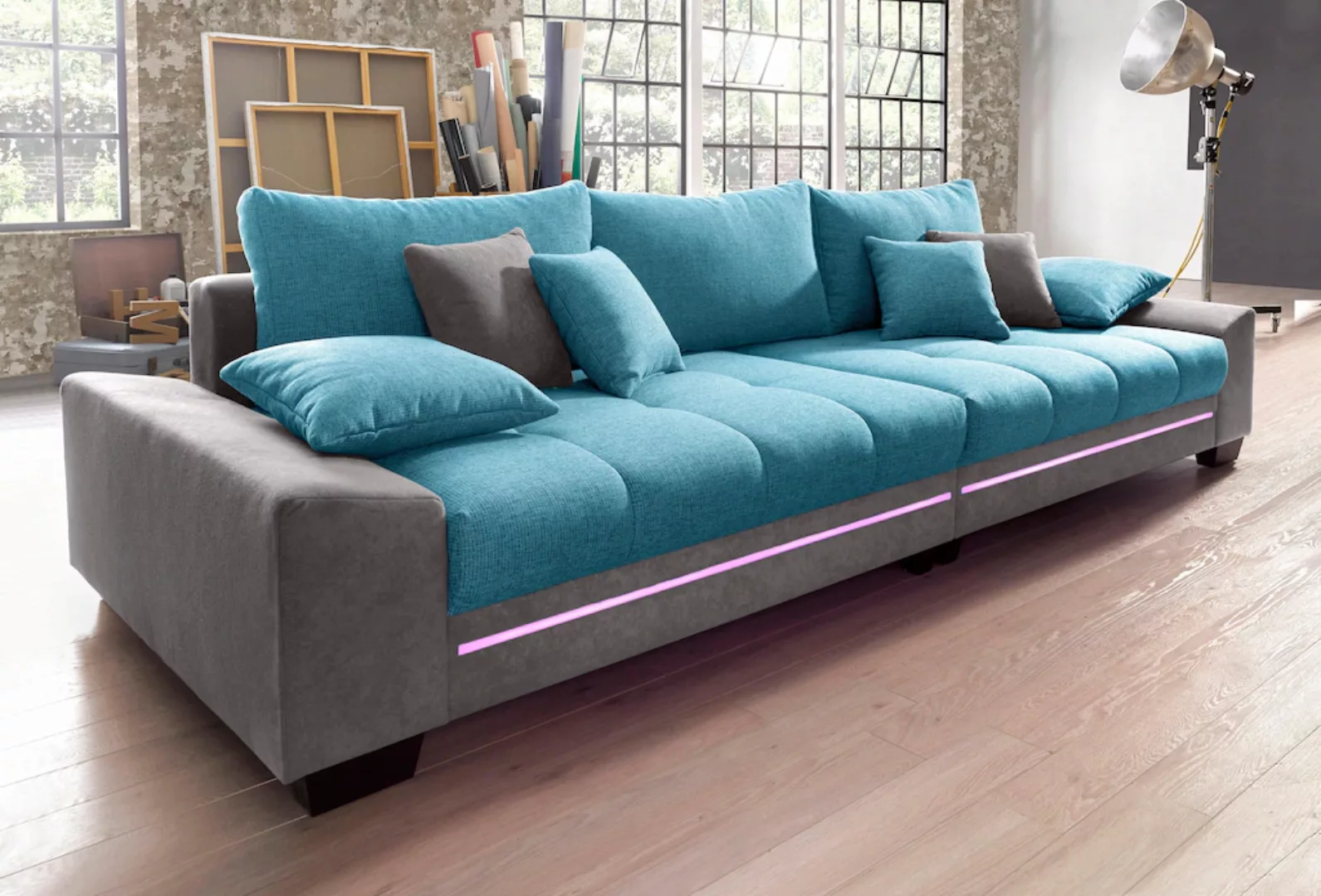 INOSIGN Big-Sofa "Nikita", wahlweise mit Kaltschaum (140kg Belastung/Sitz) günstig online kaufen