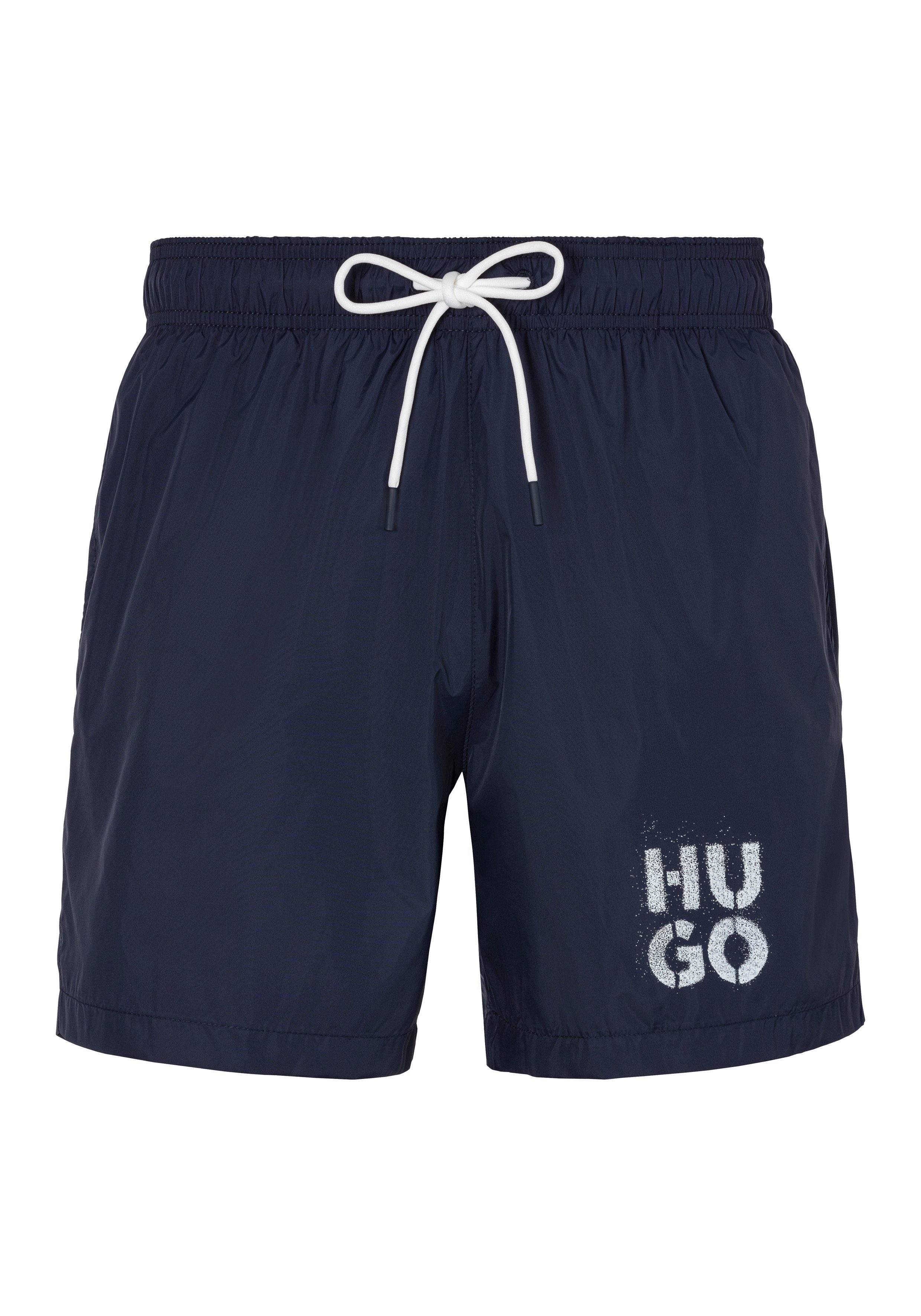 HUGO Badeshorts PAOL mit HUGO Schriftzug günstig online kaufen