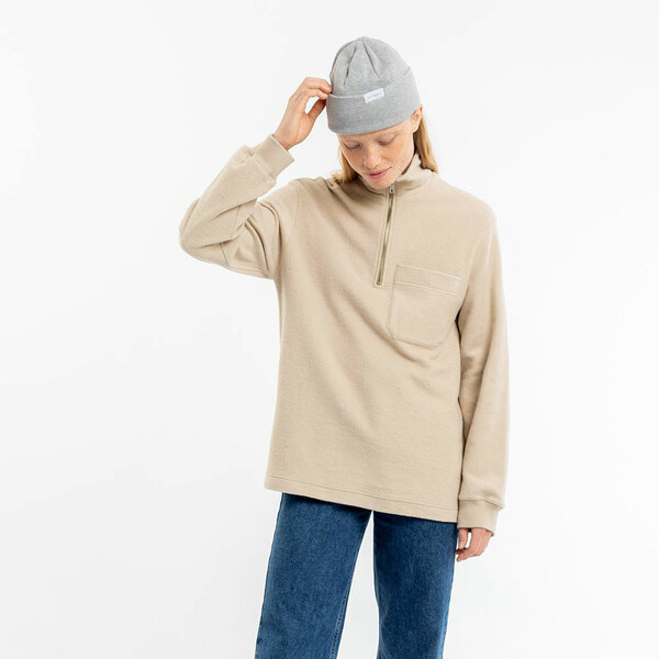 Half-zip Sweatshirt Aus Bio-baumwolle günstig online kaufen