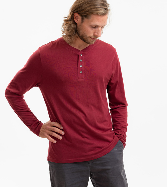 Henley Langarmshirt Kayville Aus Tencel Modal Mix günstig online kaufen