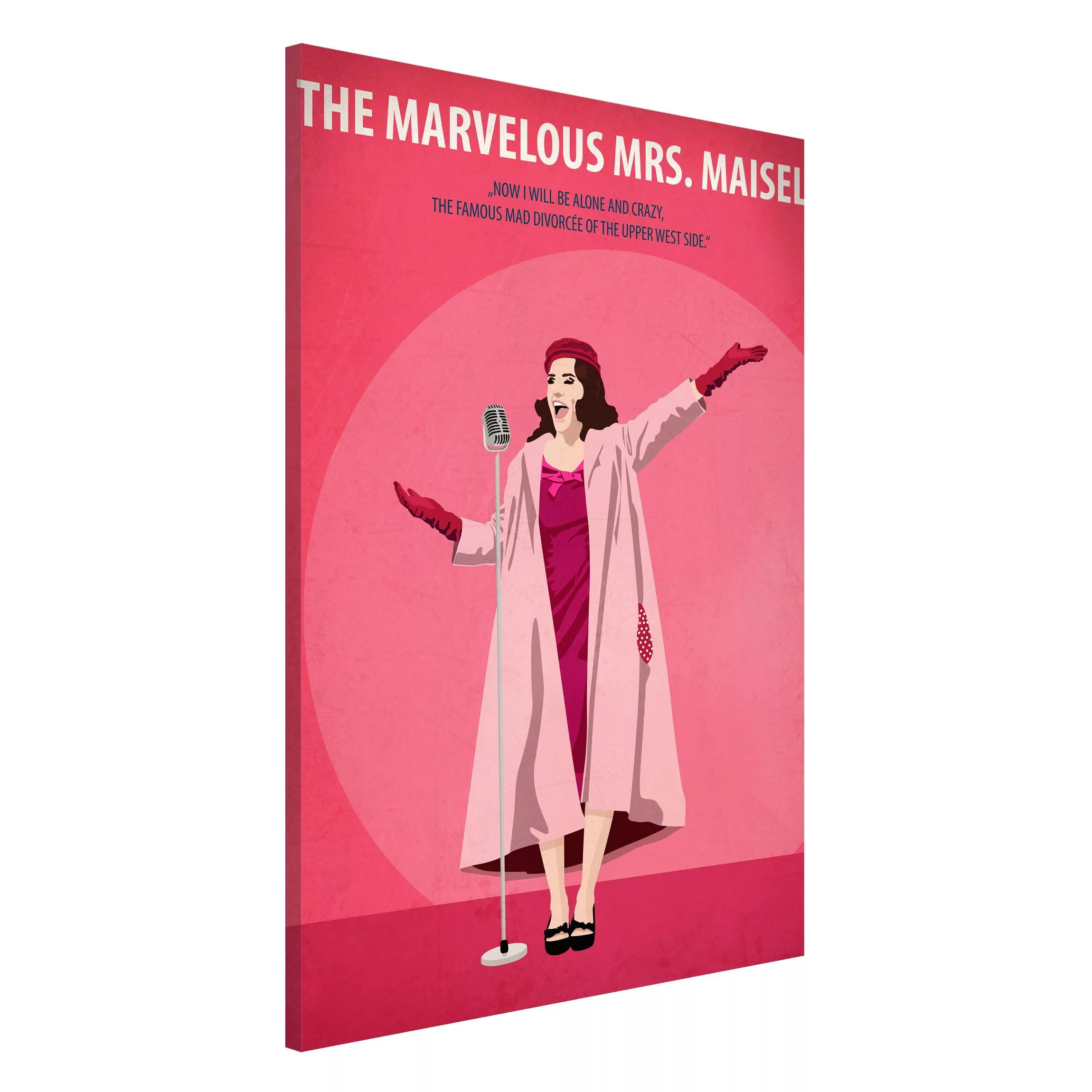 Magnettafel Kunstdruck - Hochformat 2:3 Filmposter The marvelous Mrs Maisel günstig online kaufen