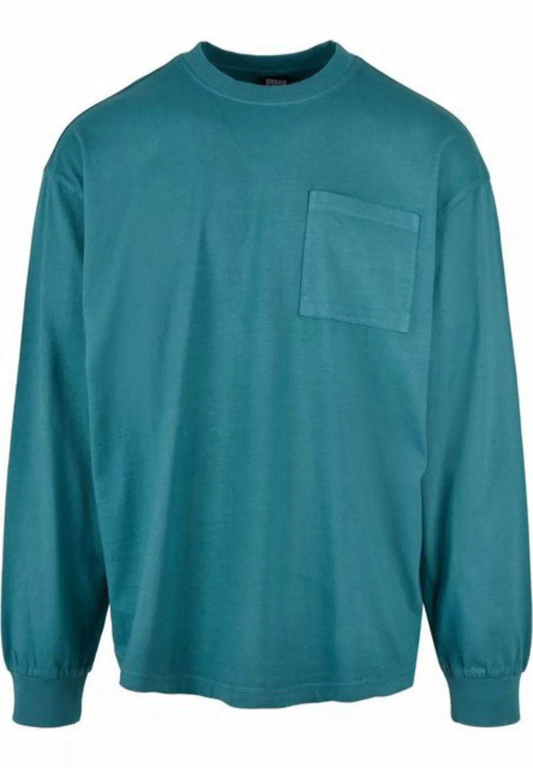 URBAN CLASSICS Longsleeve Urban Classics Herren Pigment Dyed Pocket Longsle günstig online kaufen