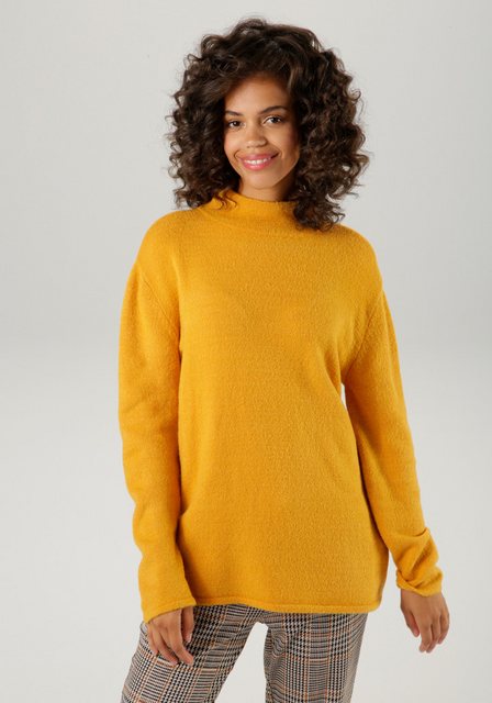 Aniston CASUAL Strickpullover, mit Stehkragen günstig online kaufen