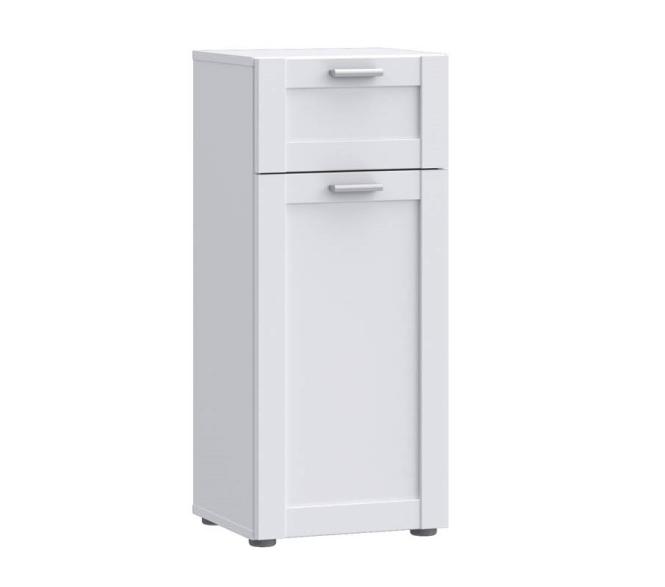 Bad-Unterschrank 1-türig 82 cm hoch Weiß günstig online kaufen