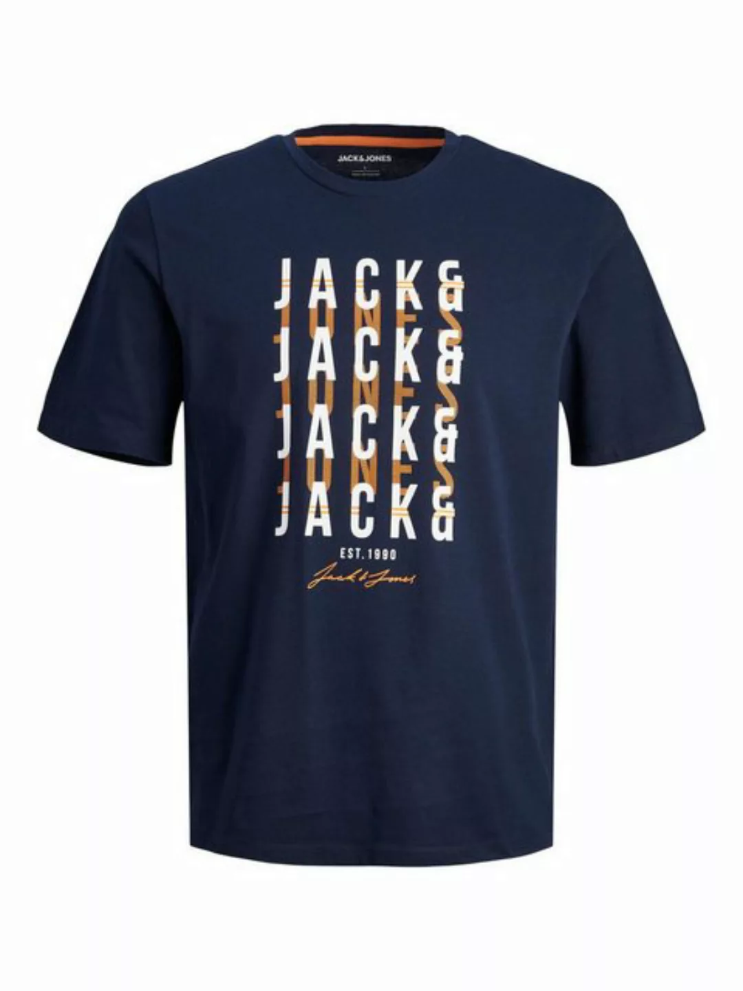 Jack & Jones T-Shirt JJDELVIN TEE SS CREW NECK günstig online kaufen