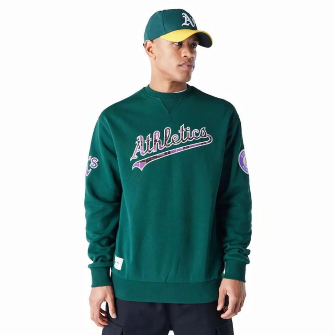 New Era Rundhalspullover TARTAN Oakland Athletics günstig online kaufen