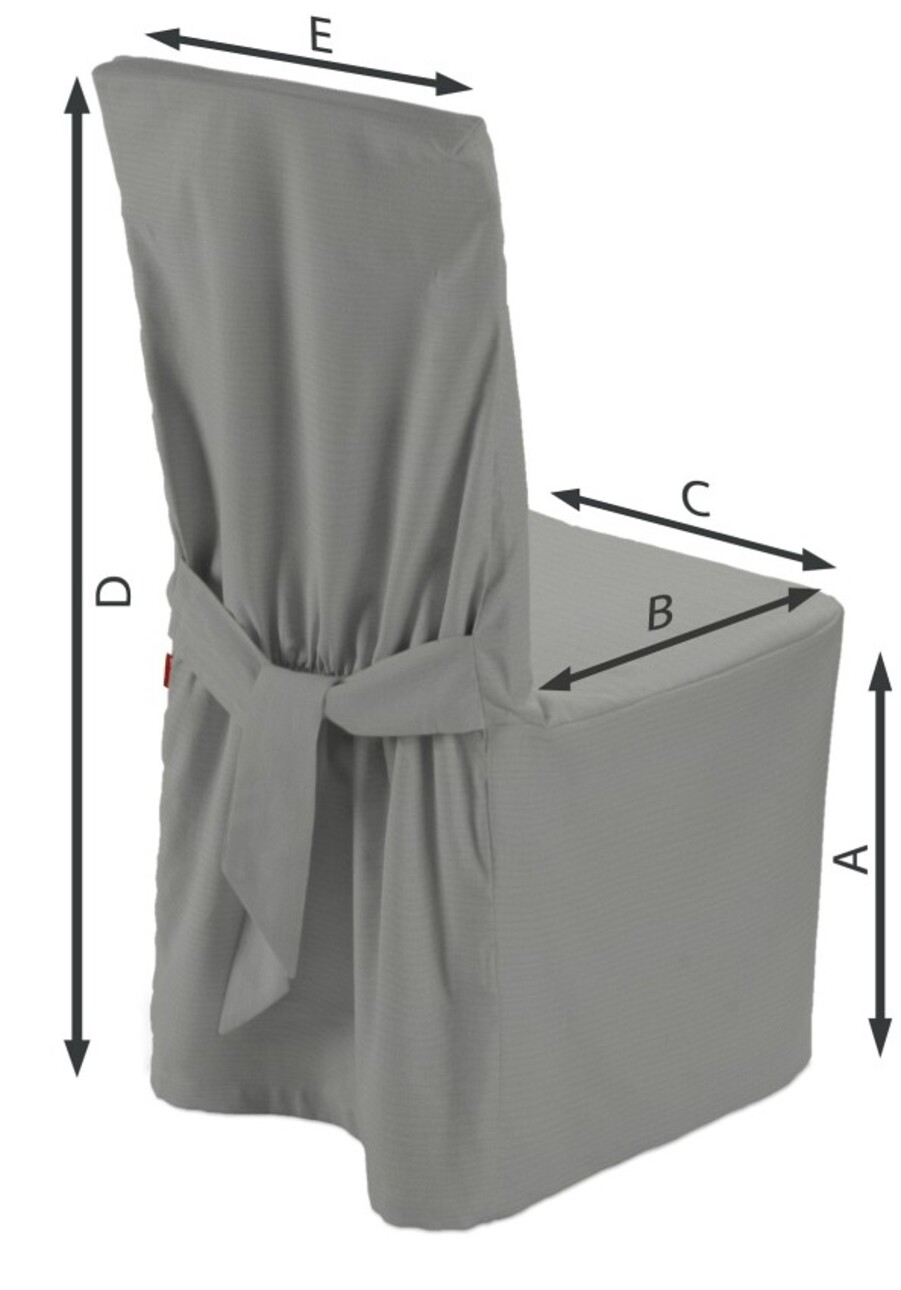 Stuhlhusse, grau, 45 x 94 cm, Loneta (133-24) günstig online kaufen