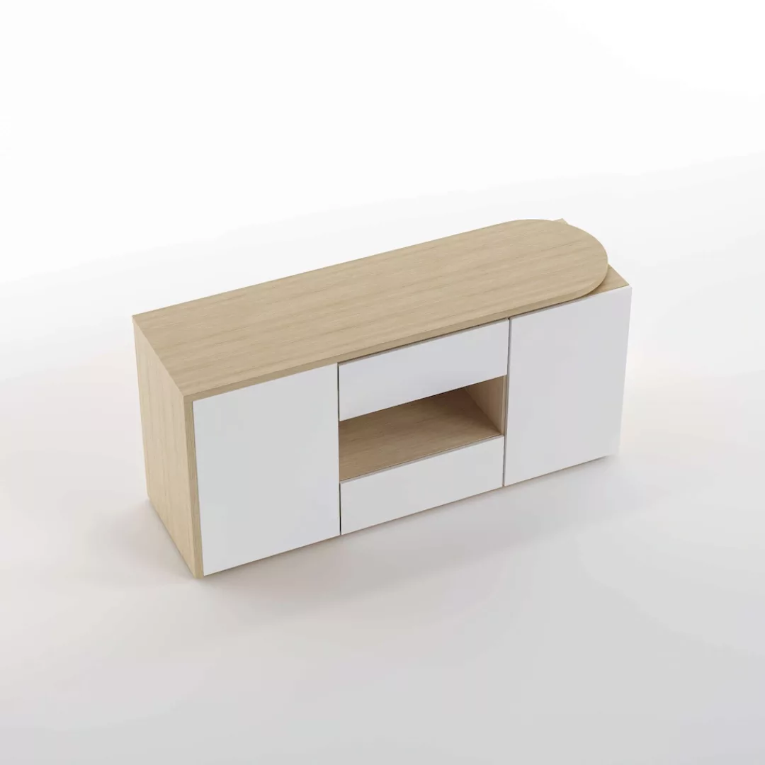 TemaHome Sekretär »ein Sideboard und Schreibtisch, ausziehbar, über Eck,«, günstig online kaufen