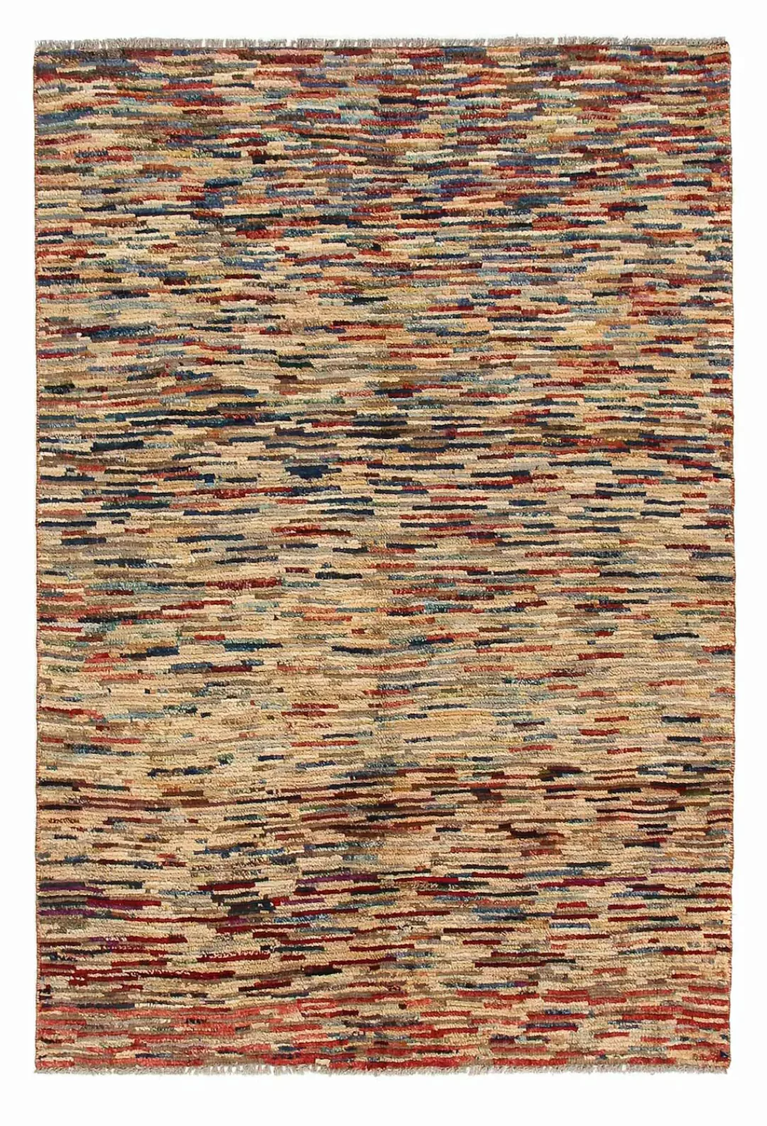 morgenland Wollteppich »Streifen Multicolore 173 x 119 cm«, rechteckig, 8 m günstig online kaufen