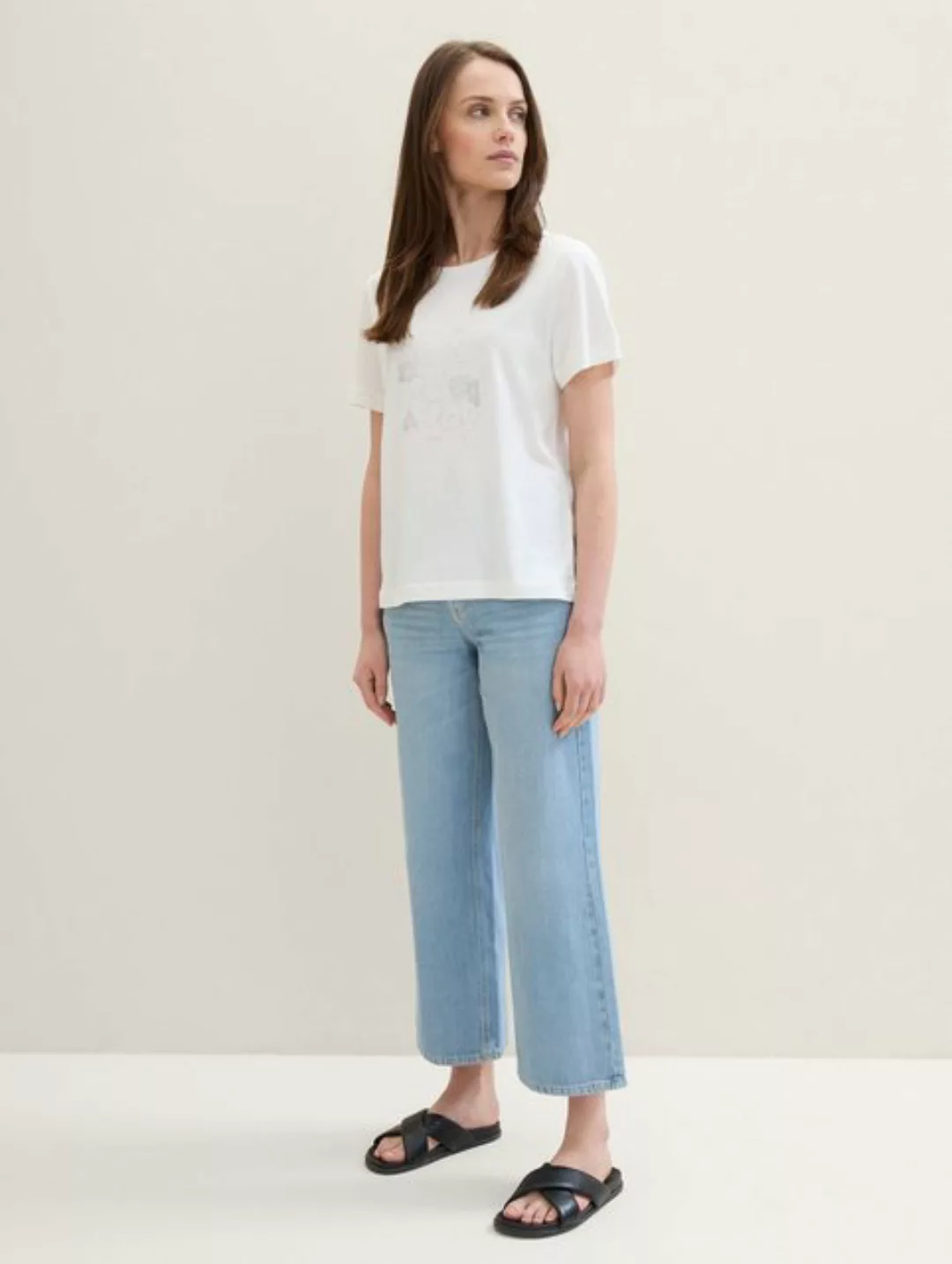 TOM TAILOR Skinny-fit-Jeans Culotte Jeans mit TENCEL™ Lyocell günstig online kaufen
