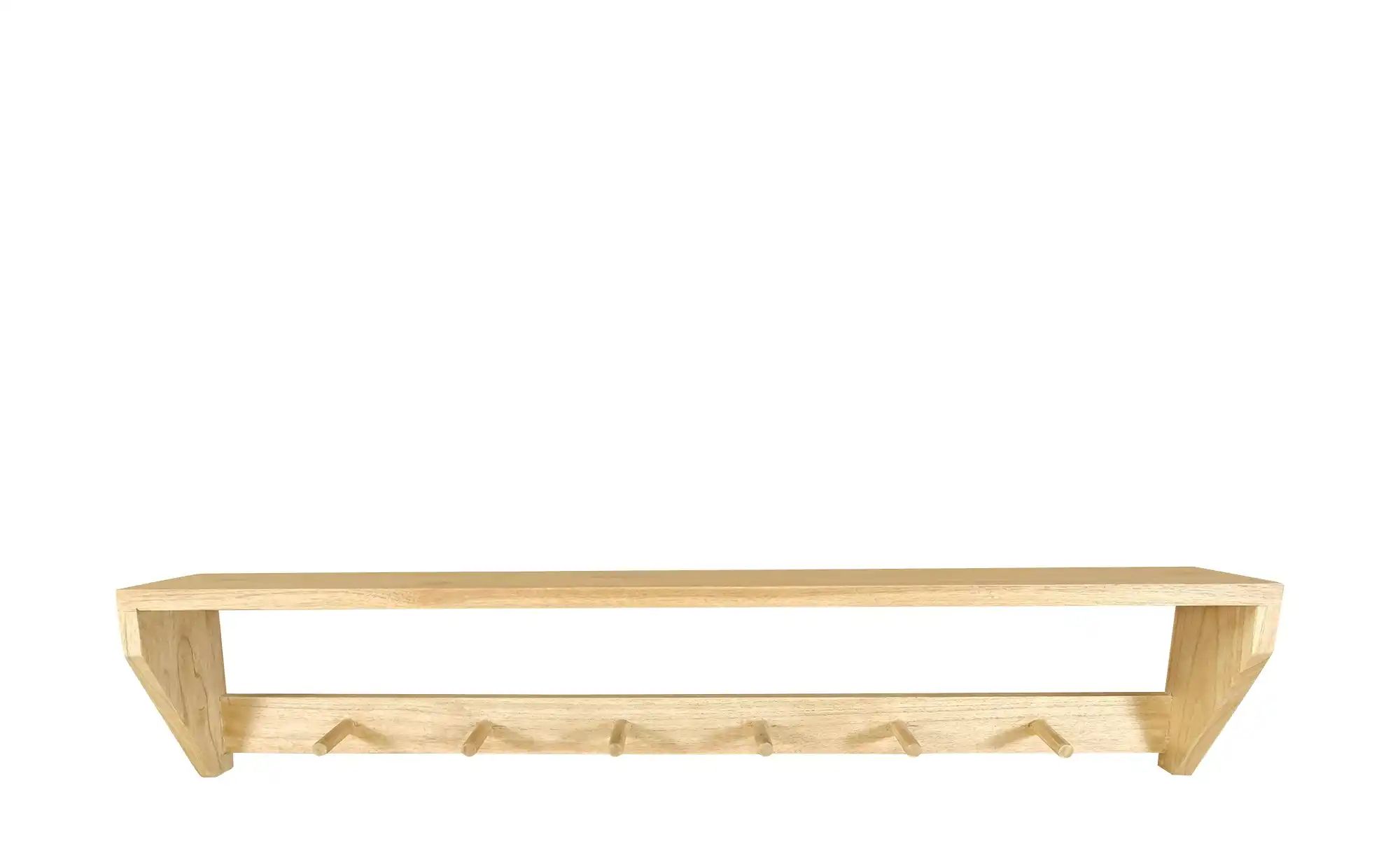 Garderobenleiste  Mandrea ¦ holzfarben ¦ Massivholz ¦ Maße (cm): B: 100 H: günstig online kaufen