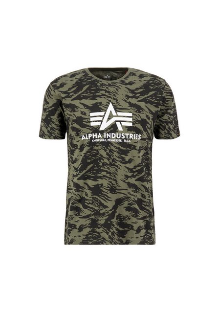 Alpha Industries T-Shirt Alpha Industries Men - T-Shirts Basic T-Shirt Camo günstig online kaufen