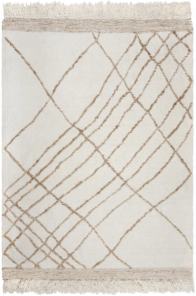FLAIR RUGS Teppich »ASTERA«, rechteckig, 2 mm Höhe, Boucle-Effekt Hoch-Tief günstig online kaufen
