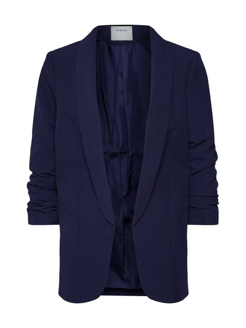 pieces Blusenblazer "PCBOSELLA 3/4 BLAZER NOOS", mit Faltendetail am Ärmel günstig online kaufen