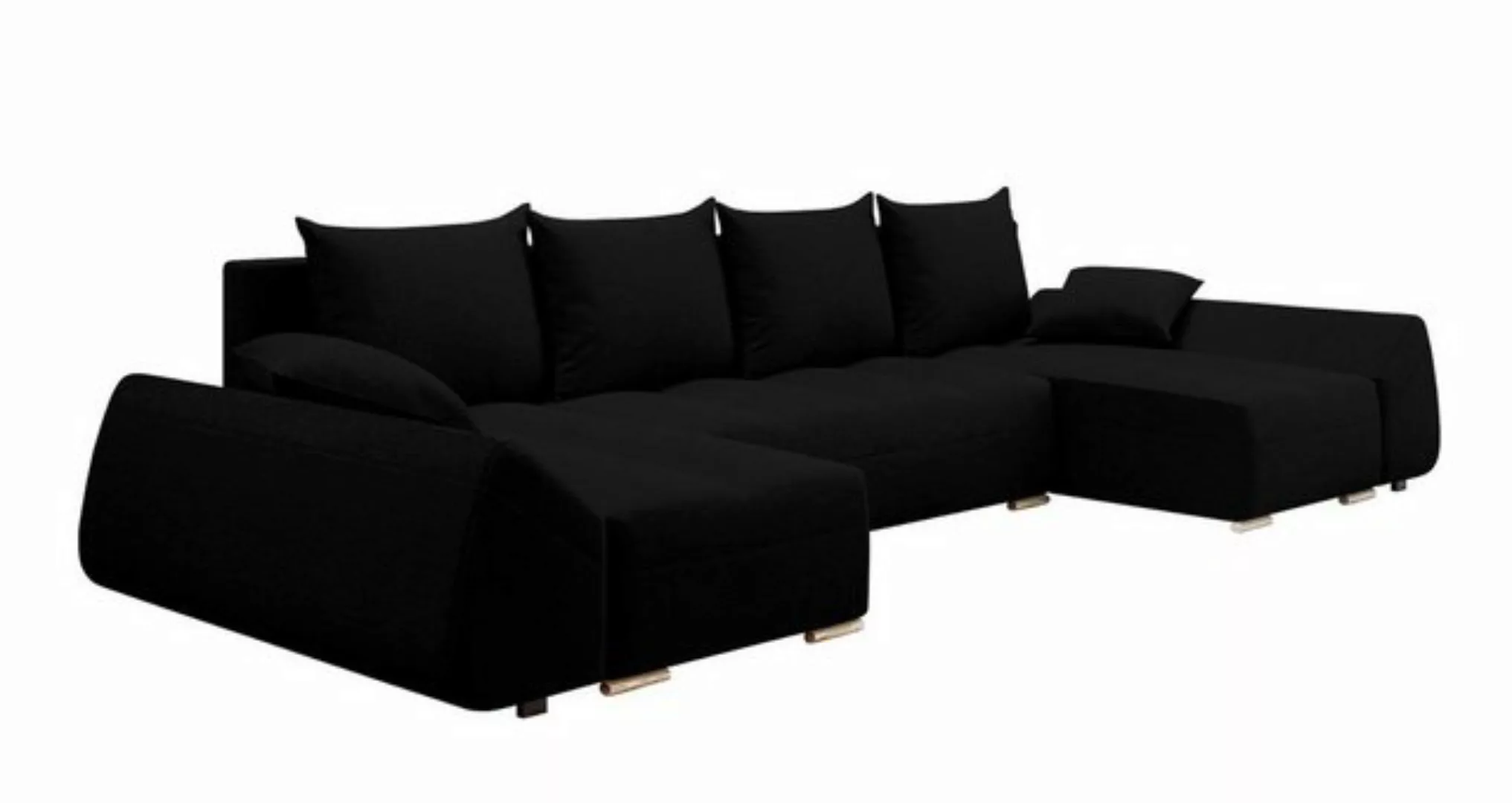 Stylefy Wohnlandschaft Madeira, U-Form, Eckcouch, Sofa, Sitzkomfort, mit Be günstig online kaufen
