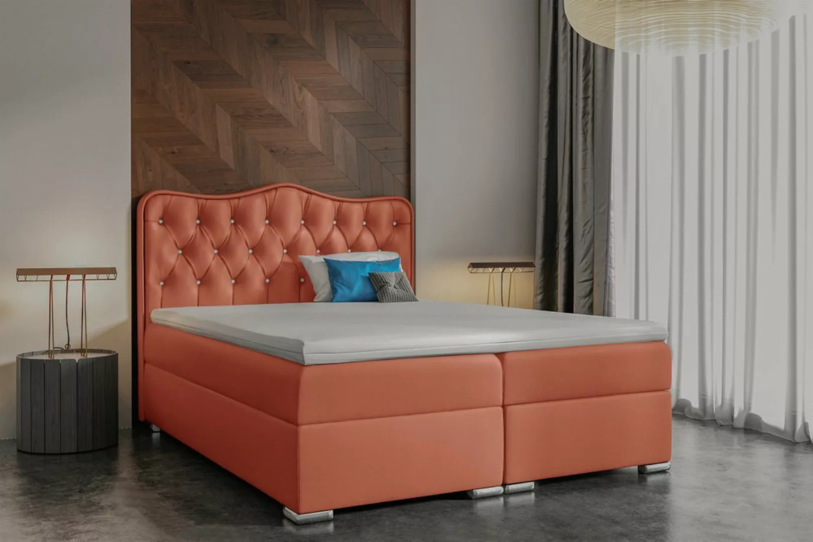 Stylefy Boxspringbett Violante (Schlafzimmerbett, Bett), Design günstig online kaufen