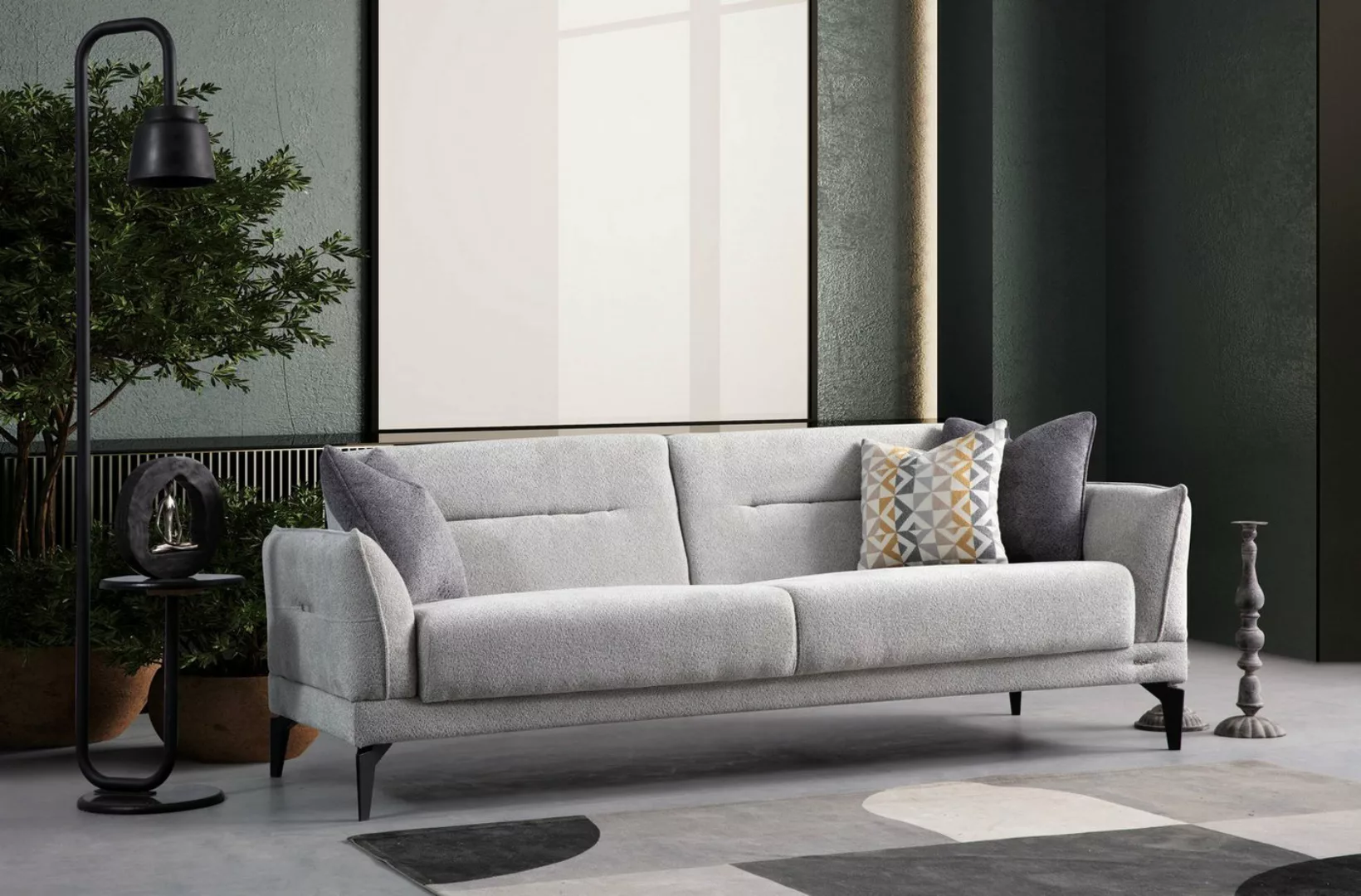 Villa Möbel Sofa Metro, 1 Stk. 2-Sitzer, Hand Made Qualtiy, Schlaffunktion günstig online kaufen