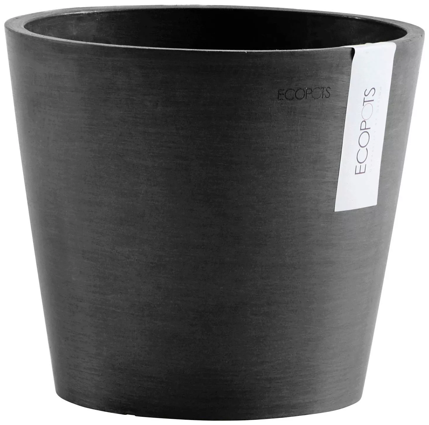 Ecopots Pflanztopf Amsterdam Dunkelgrau 20 cm günstig online kaufen