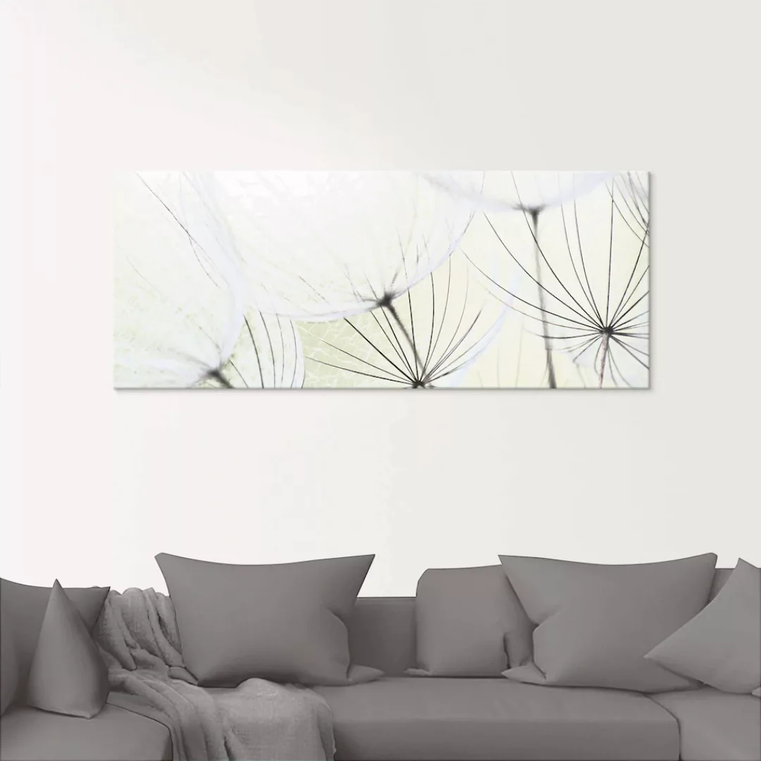 Artland Glasbild "Pusteblumen-Samen aufgehellt", Blumen, (1 St.), in versch günstig online kaufen