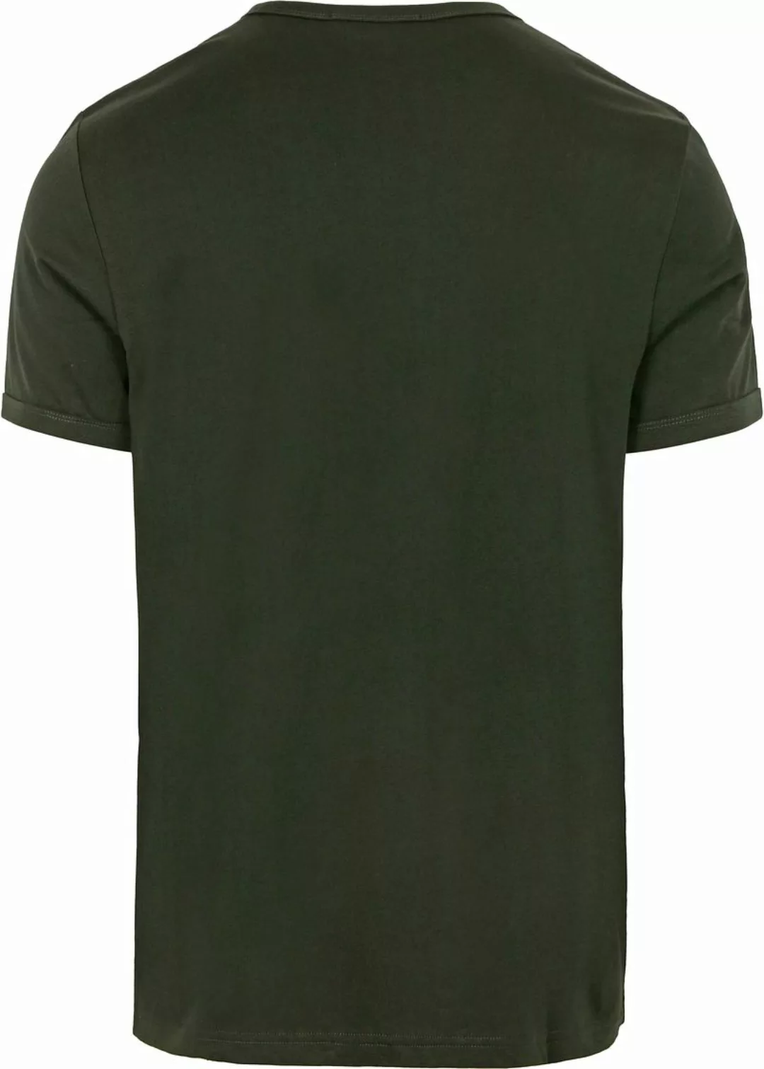 Fred Perry Ringer T-Shirt Grün T61 - Größe M günstig online kaufen