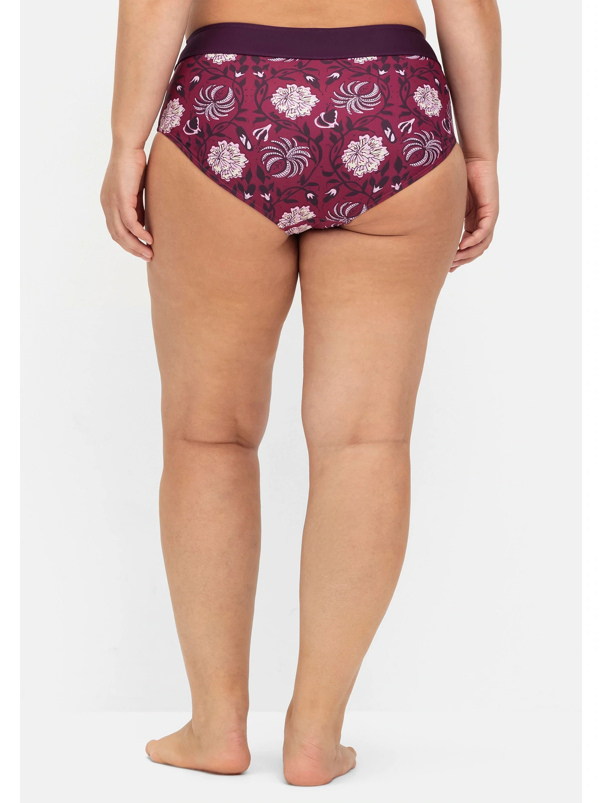 sheego by Joe Browns Bikini-Hose "Große Größen", mit Blumendruck und Shapin günstig online kaufen