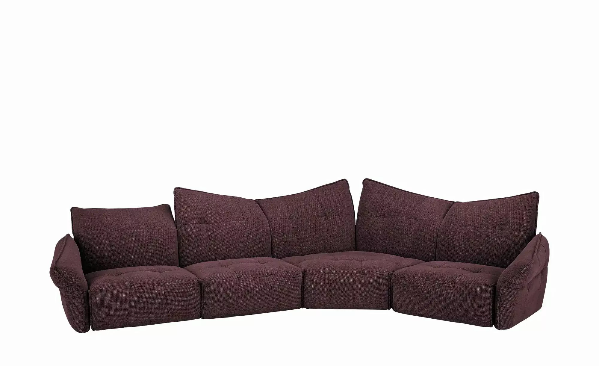 Ecksofa  Jeaneva ¦ rot ¦ Maße (cm): B: 471 H: 101 T: 200.0 Polstermöbel > S günstig online kaufen