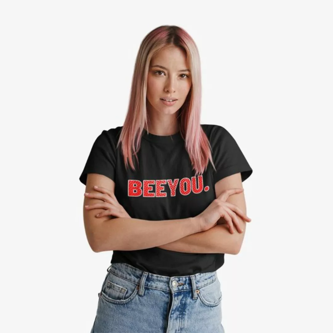 Beeyou. Clothes T-Shirt VALORA - T-Shirt Straight Fit vegan und aus 100% Bi günstig online kaufen