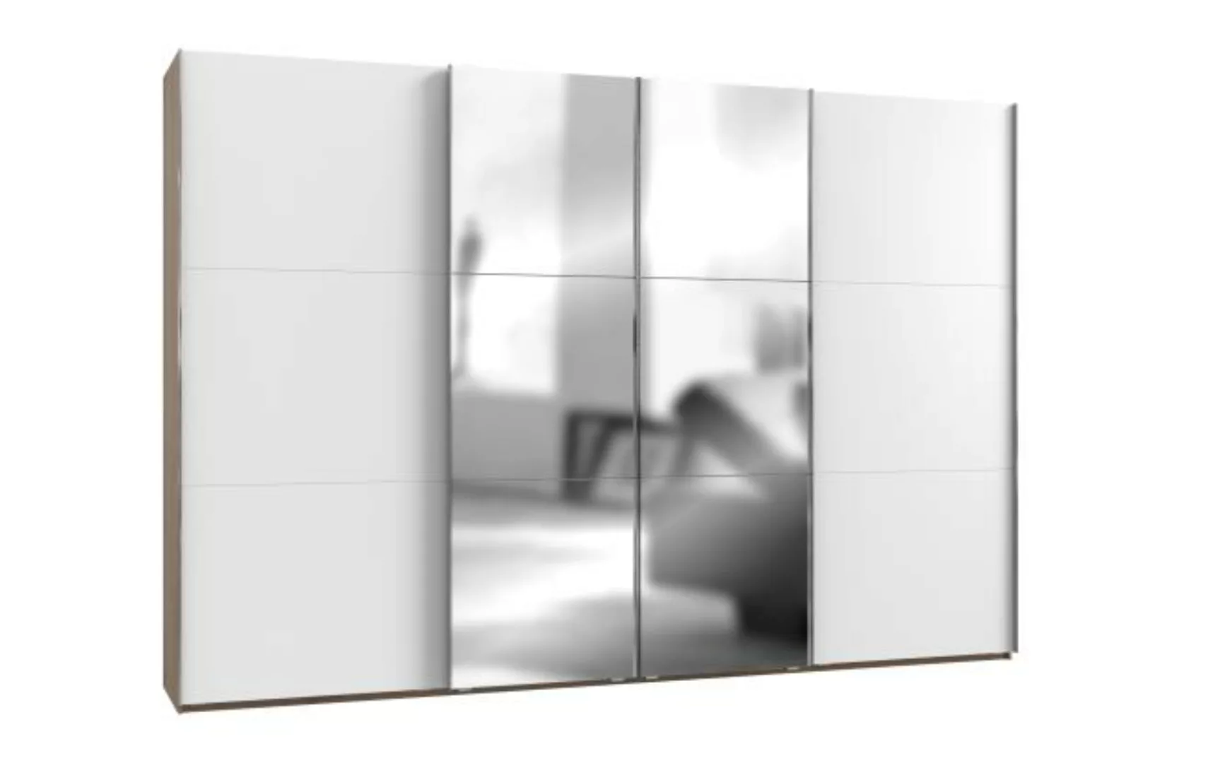 Schwebetürenschrank 350 cm mit Spiegel inkl. Syncro-Technik LEVEL36 A von W günstig online kaufen