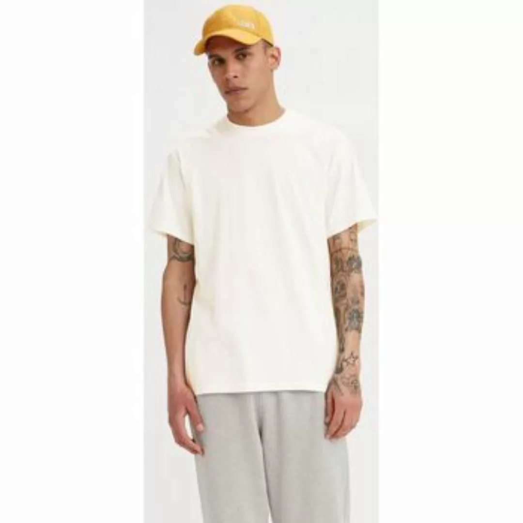 Levis  T-Shirts & Poloshirts A3757 0007 - GOLD TAB TEE-WHITE günstig online kaufen