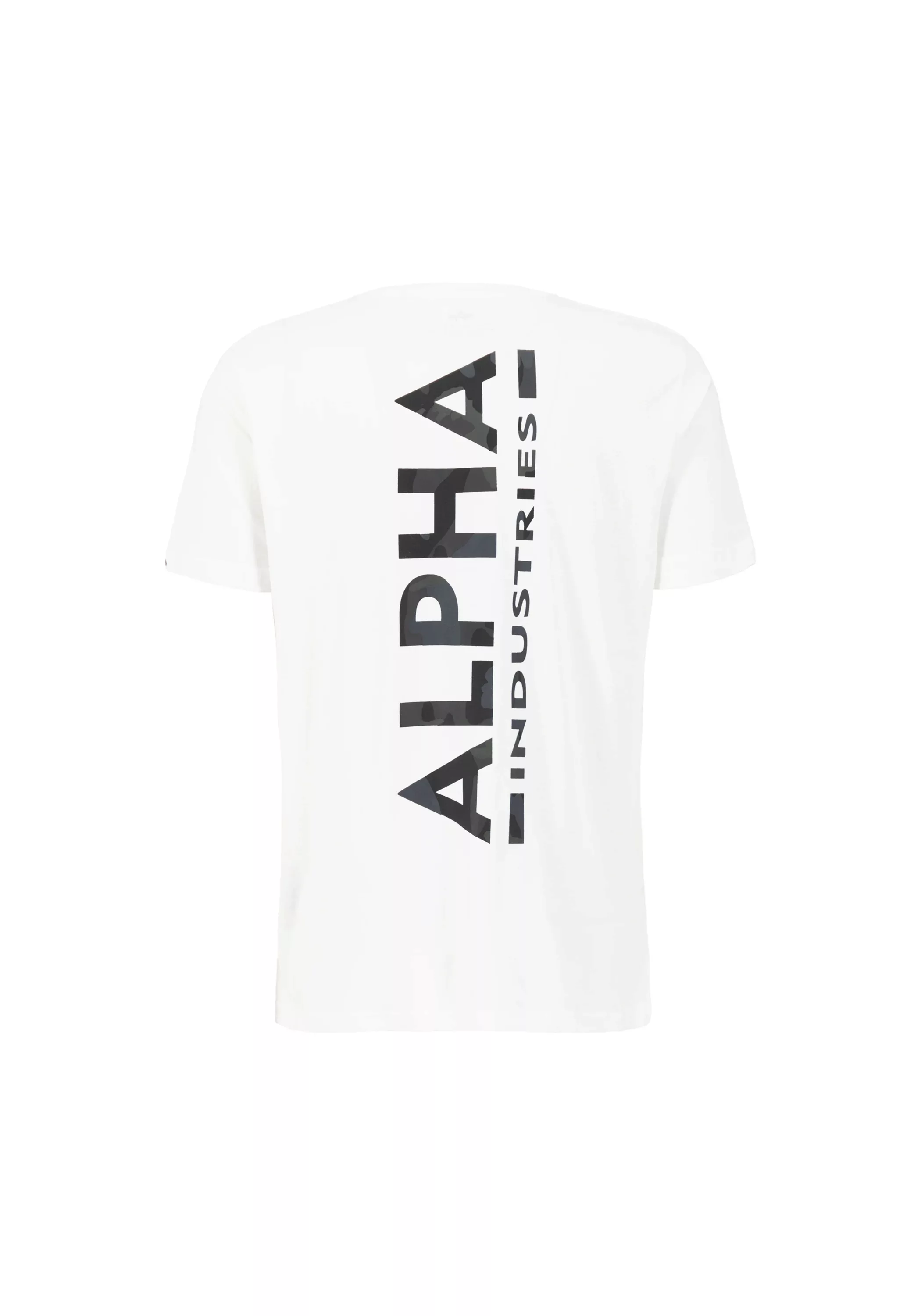 Alpha Industries Rundhalsshirt Back Tee Camo Print günstig online kaufen