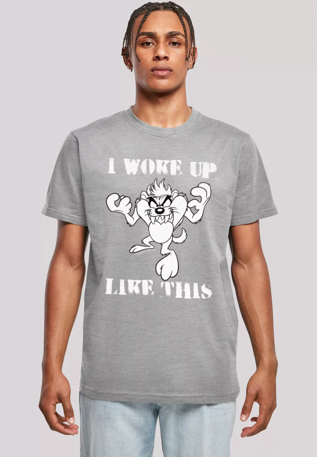 F4NT4STIC T-Shirt "Looney Tunes Taz I Woke Up Like This", Print günstig online kaufen