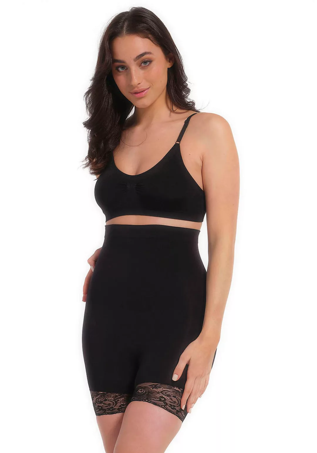 MAGIC Bodyfashion Shapinghose, nahtlos mit Spitzendetails günstig online kaufen