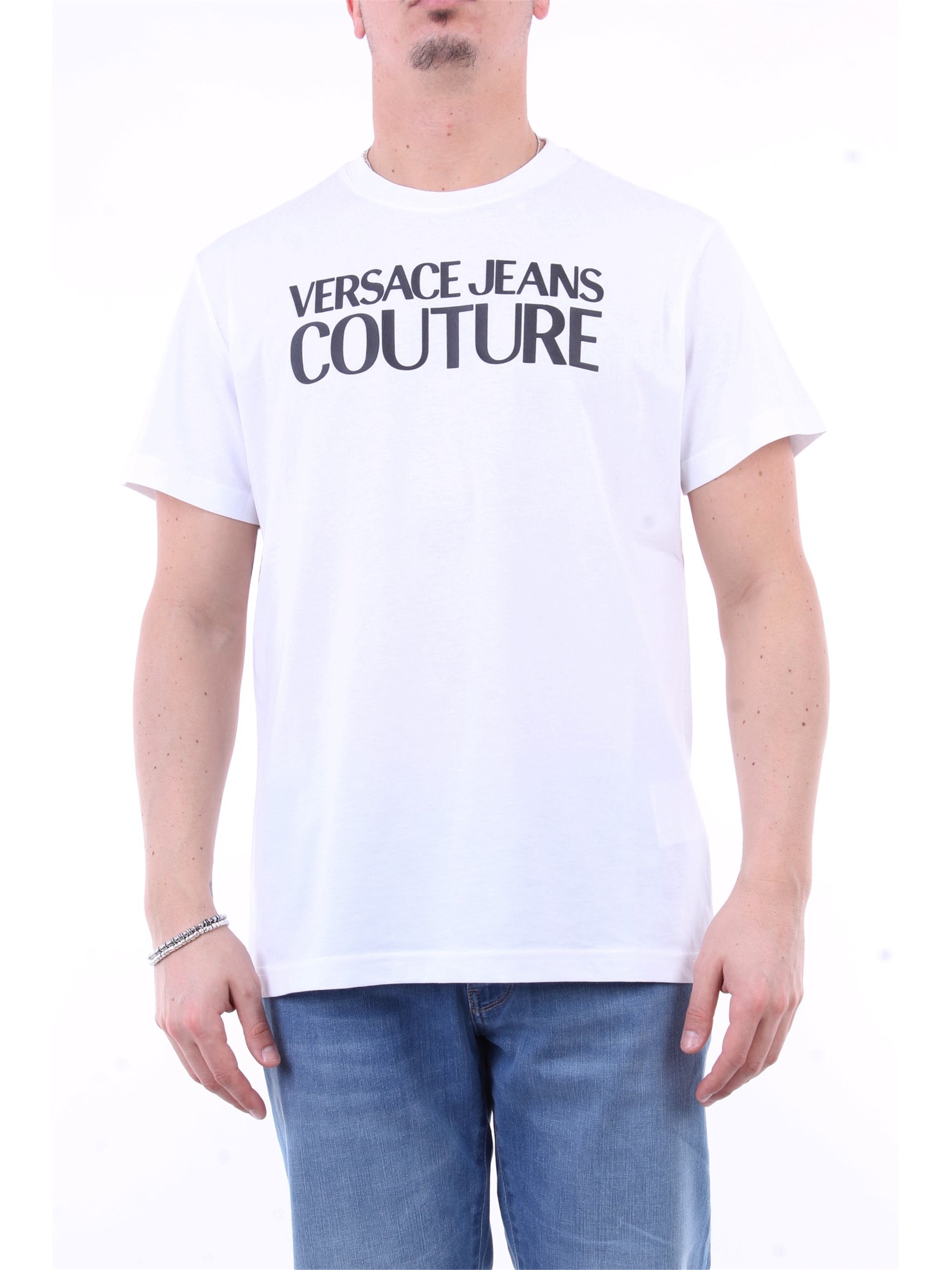 VERSACE JEANS COUTURE Kurzarm Herren weiß günstig online kaufen