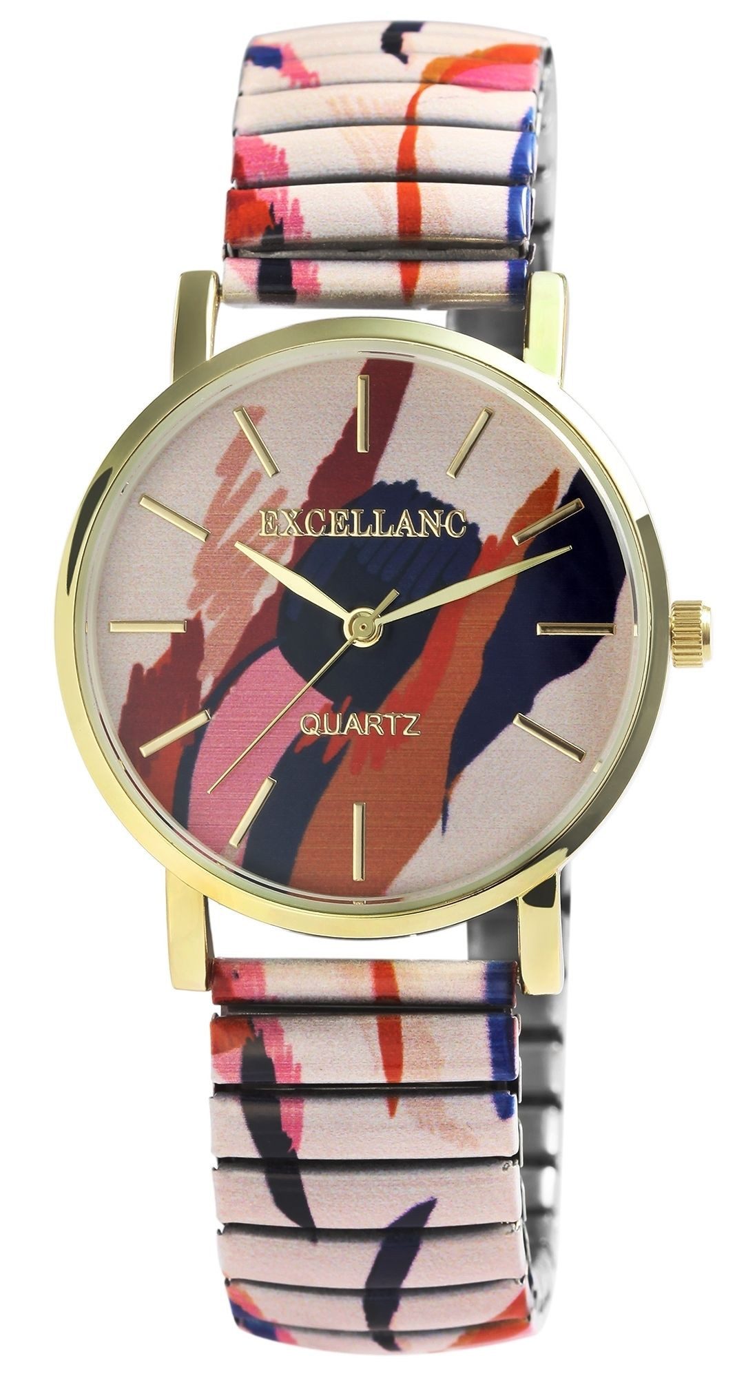 Excellanc Quarzuhr 1700060 Edelstahlzugband, D 36 günstig online kaufen