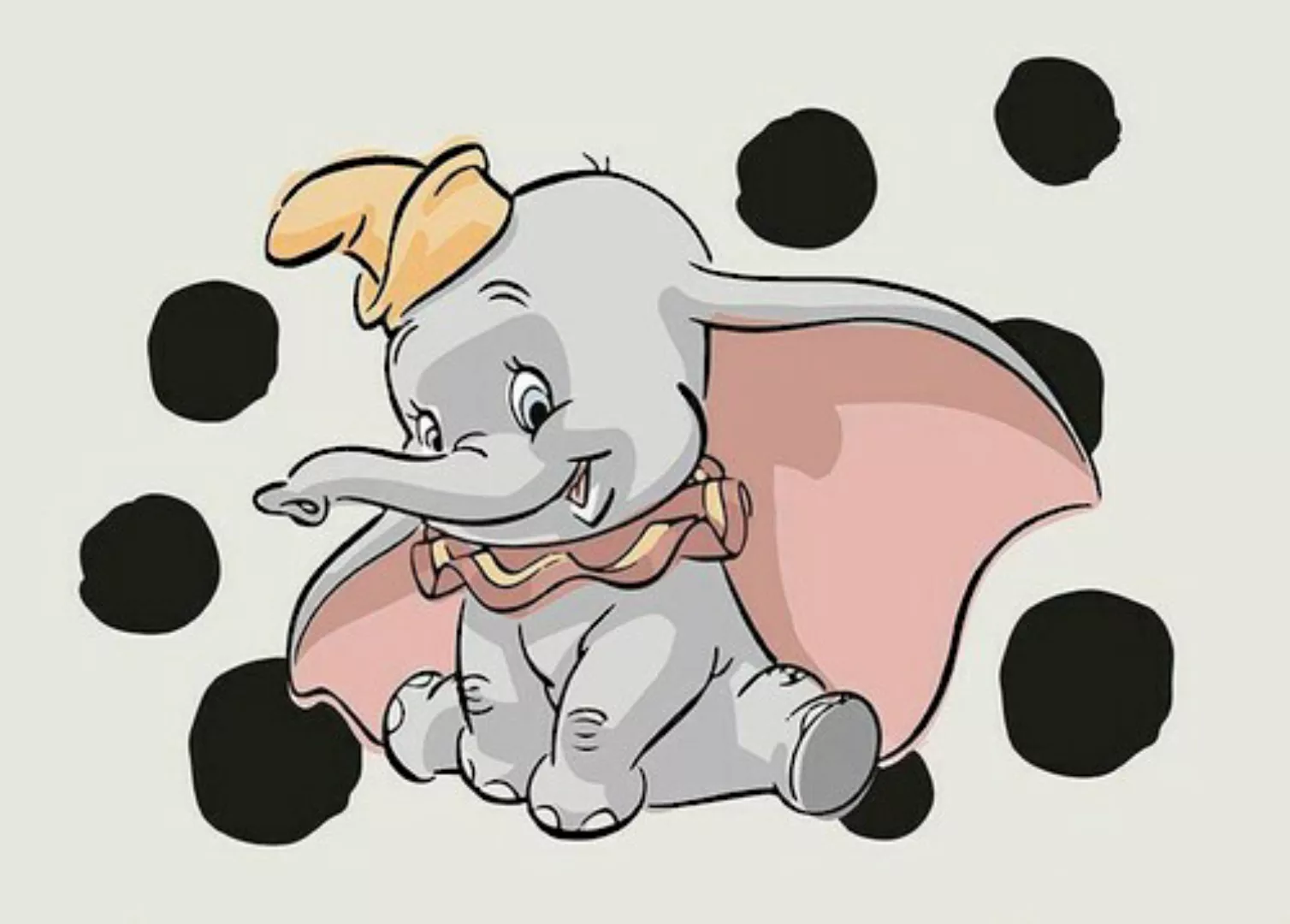 Komar Bild »Dumbo Dots Landscape«, Disney, (1 St.), Wandbild zur Dekoration günstig online kaufen