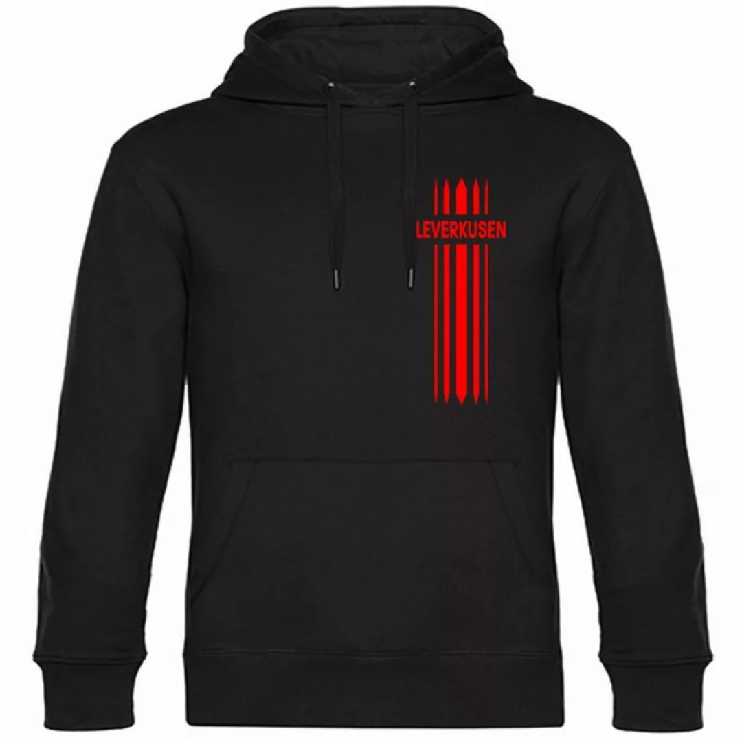 multifanshop Kapuzensweatshirt Leverkusen - Streifen - Pullover günstig online kaufen