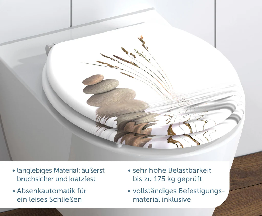 WC-Sitz BALANCE MDF B/H/T: ca. 43,5x5,5x37,5 cm günstig online kaufen