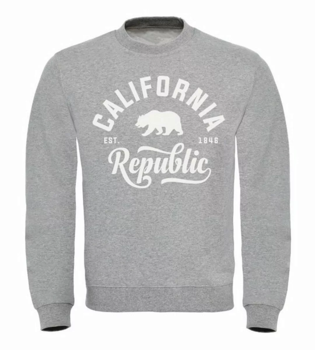 Neverless Sweatshirt Schöner California Republic Herren Pullover Sweatshirt günstig online kaufen