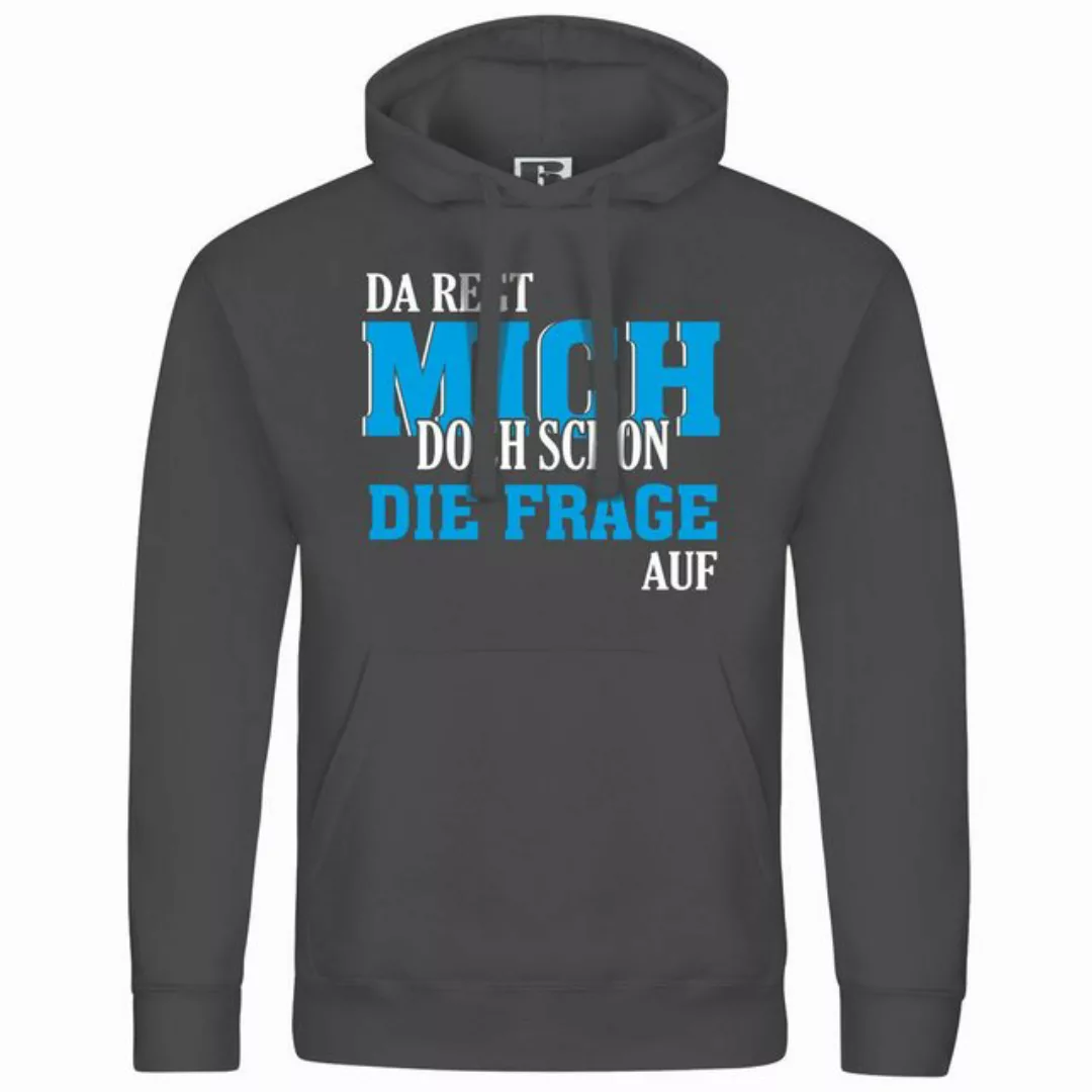 deinshirt Kapuzenpullover Herren Kapuzenpullover Da regt mich schon die Fra günstig online kaufen