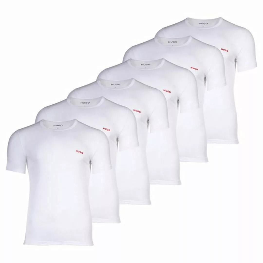 HUGO T-Shirt Herren T-Shirt, 6er Pack - Rundhals, kurzarm günstig online kaufen