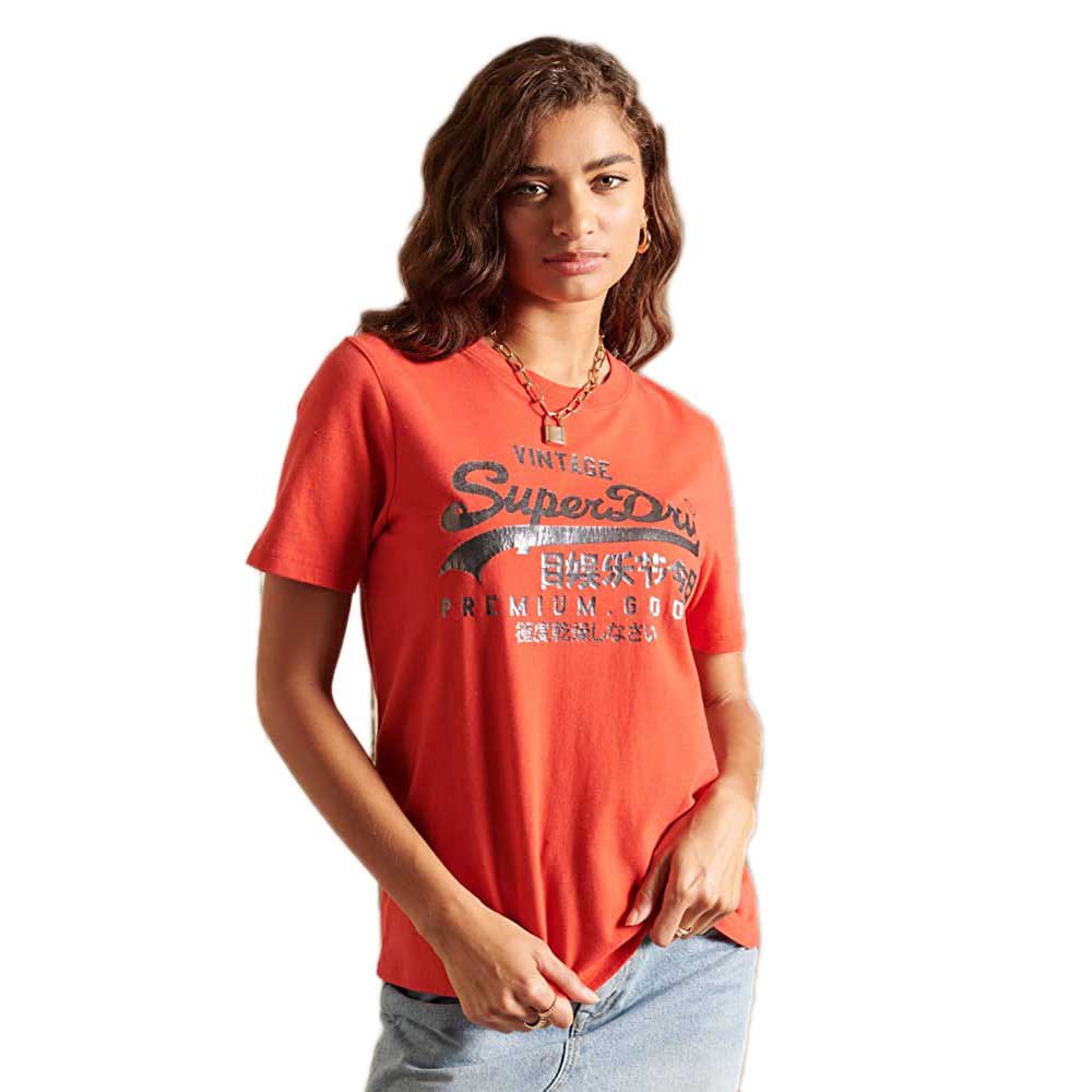 Superdry Vintage Logo Tonal Kurzärmeliges T-shirt L Americana Red günstig online kaufen