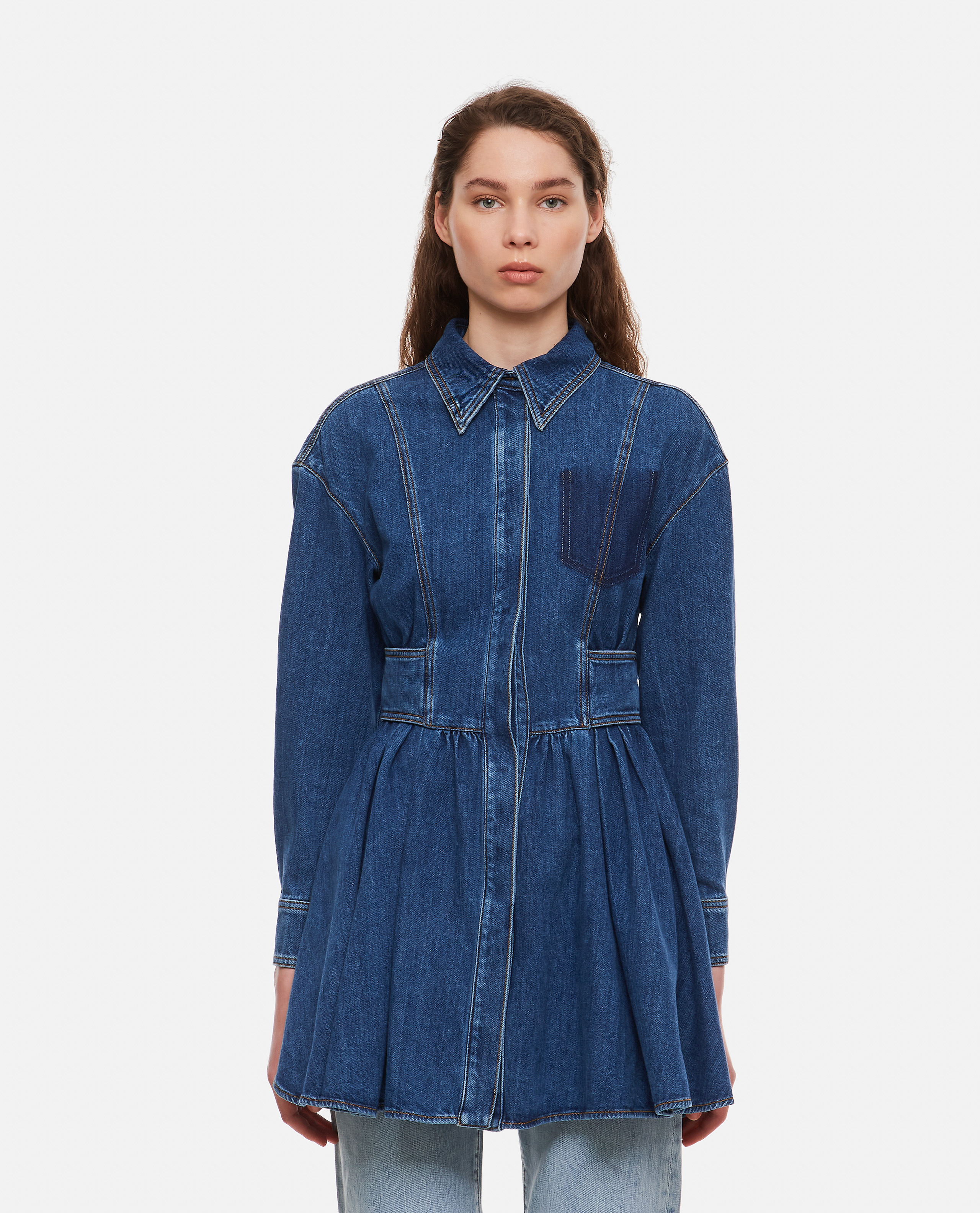 DENIM FLARED SHIRT günstig online kaufen