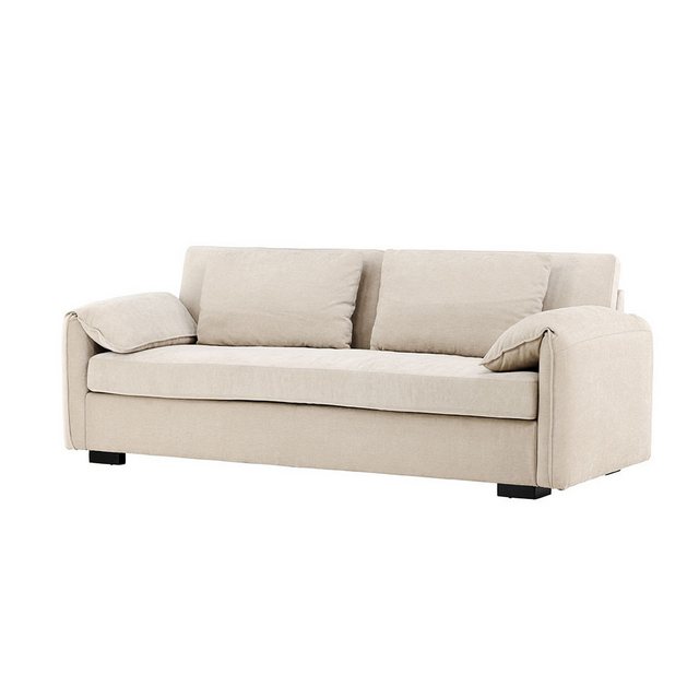 ebuy24 Sofa Malva Sofa 3-Sitzer beige. günstig online kaufen