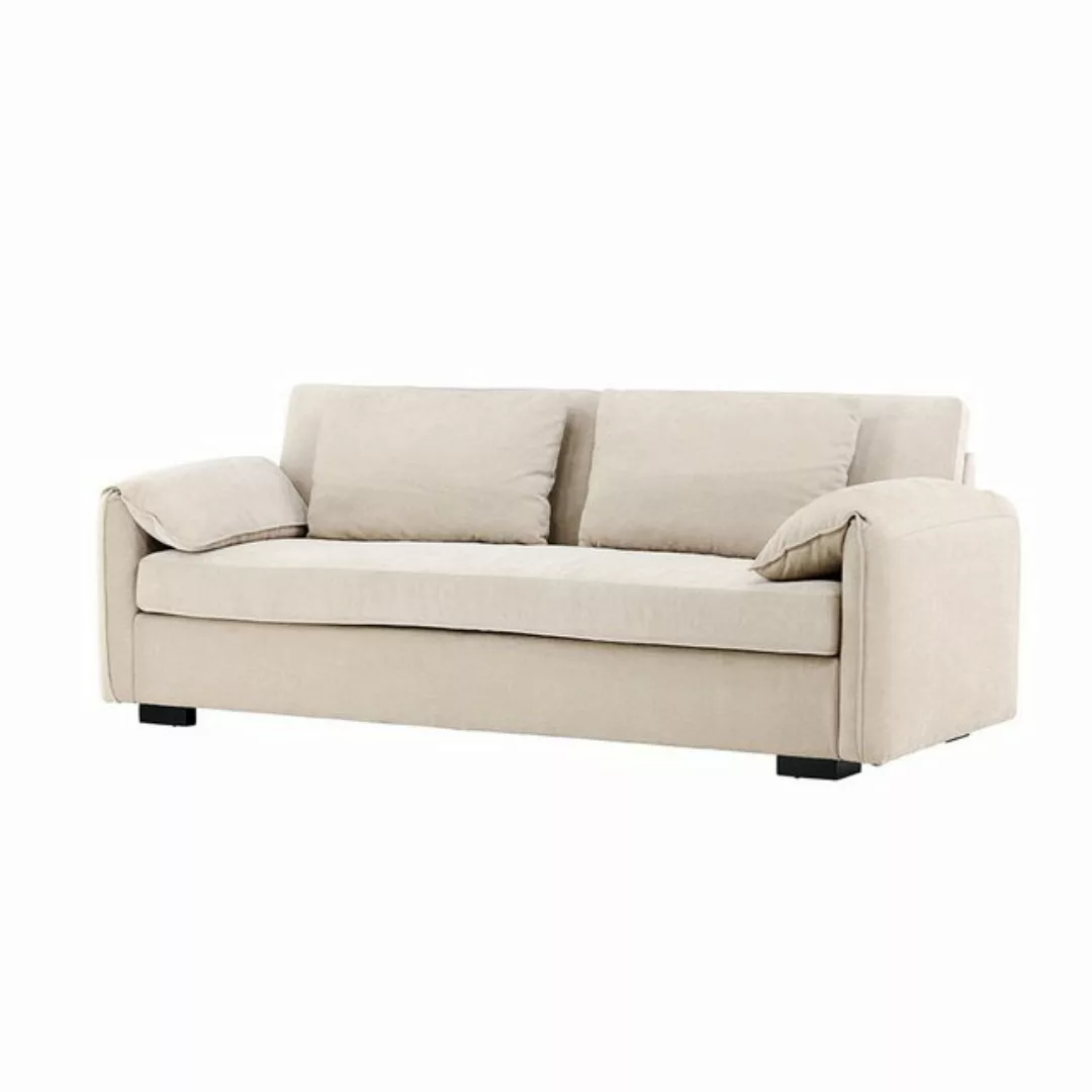 ebuy24 Sofa Malva Sofa 3-Sitzer beige. günstig online kaufen