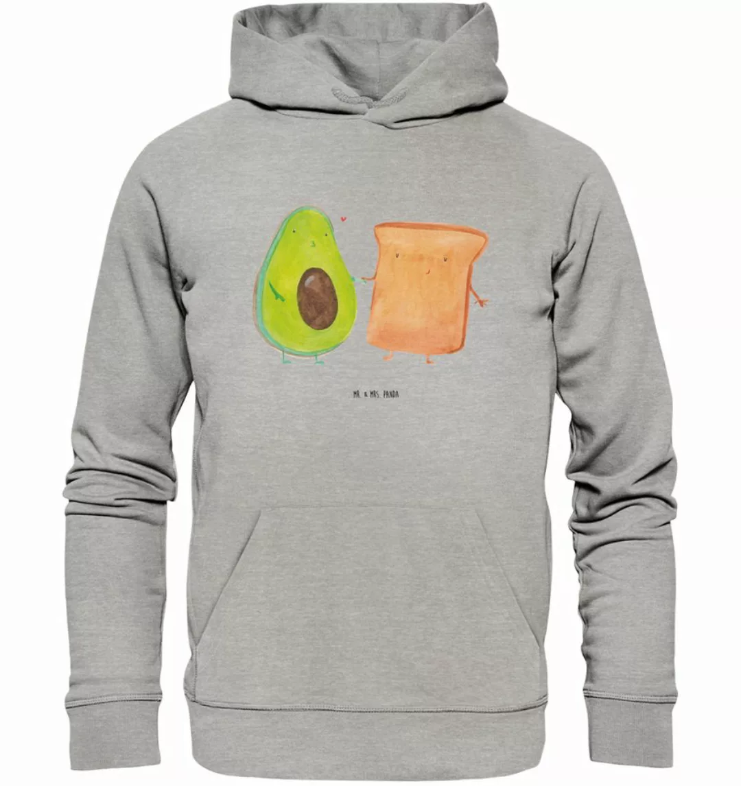 Mr. & Mrs. Panda Hoodie Größe XXL Avocado Toast - Heather Grey - Geschenk, günstig online kaufen