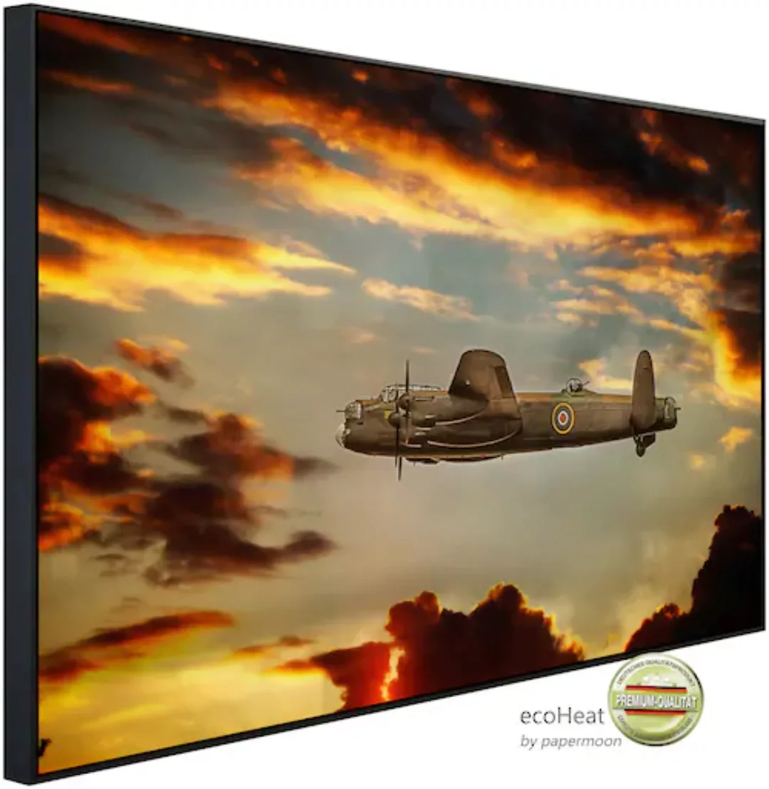 Papermoon Infrarotheizung »Lancaster Bomber«, sehr angenehme Strahlungswärm günstig online kaufen