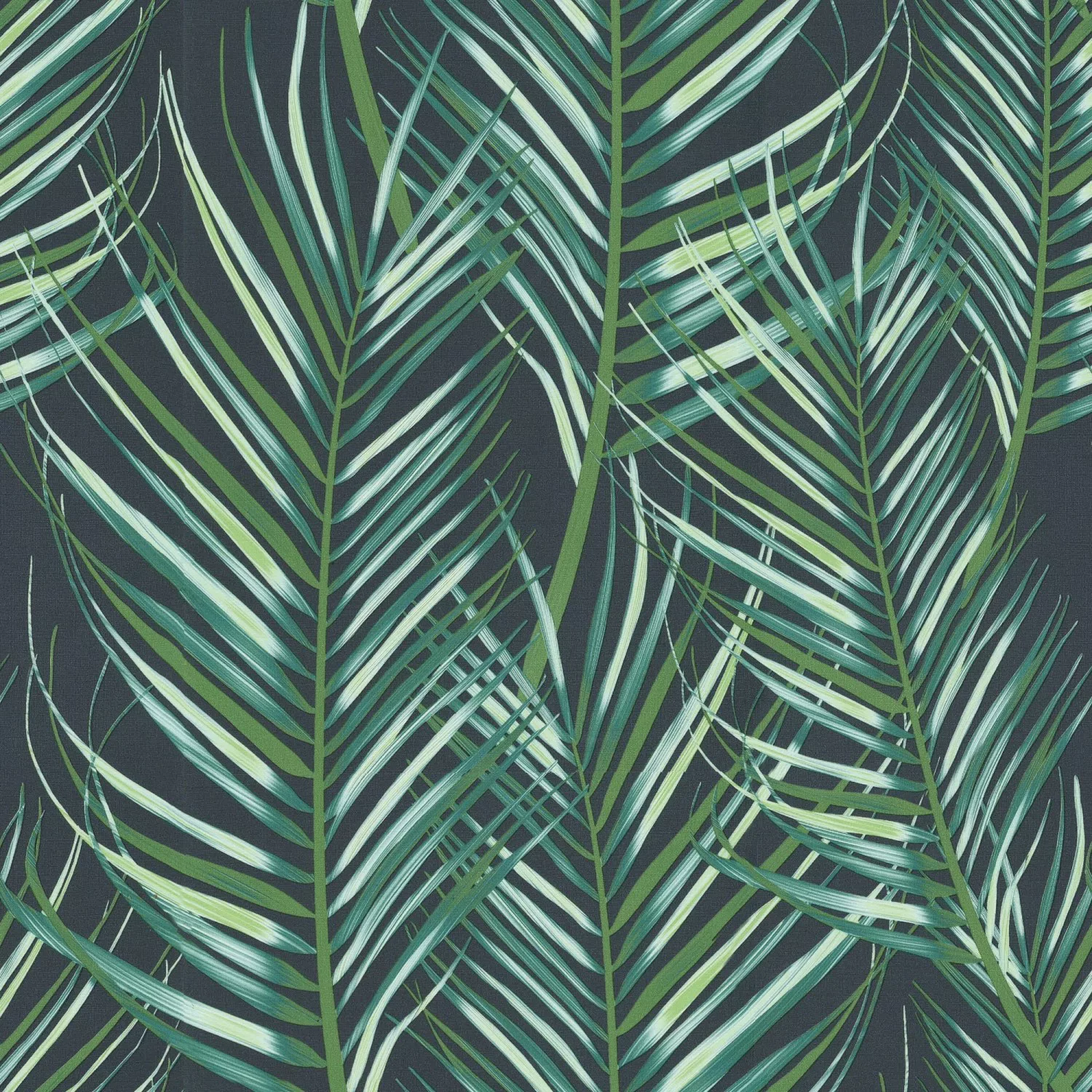 Superfresco Easy Vliestapete Palm Leaves Green 10,05 x 0,52 m günstig online kaufen