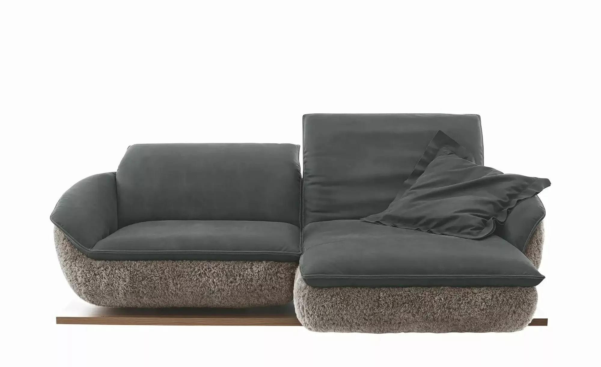 KOINOR Ecksofa  Mooove ¦ blau ¦ Maße (cm): B: 242 H: 99 T: 120.0 Polstermöb günstig online kaufen