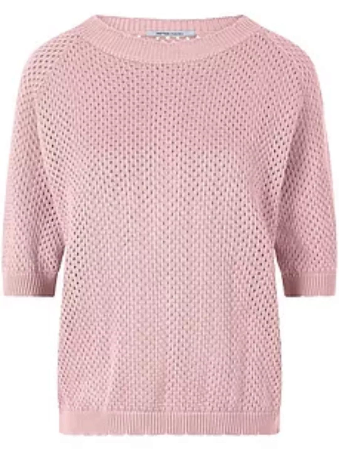 Rundhals-Pullover Peter Hahn rosé günstig online kaufen